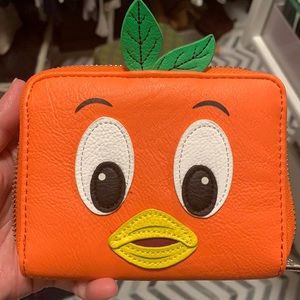 Loungefly orange bird zipper wallet